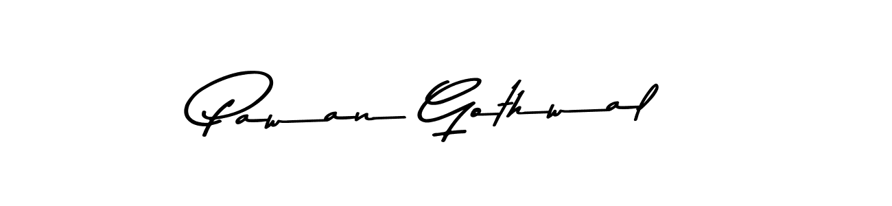 Make a beautiful signature design for name Pawan Gothwal. Use this online signature maker to create a handwritten signature for free. Pawan Gothwal signature style 9 images and pictures png