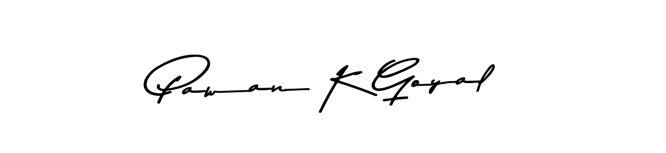 Also You can easily find your signature by using the search form. We will create Pawan K Goyal name handwritten signature images for you free of cost using Asem Kandis PERSONAL USE sign style. Pawan K Goyal signature style 9 images and pictures png