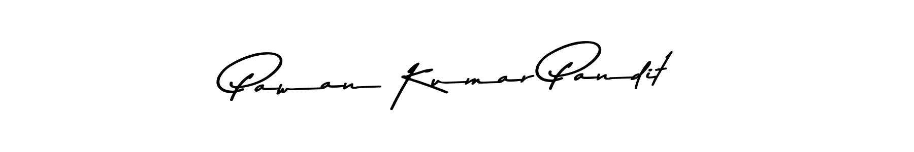 Create a beautiful signature design for name Pawan Kumar Pandit. With this signature (Asem Kandis PERSONAL USE) fonts, you can make a handwritten signature for free. Pawan Kumar Pandit signature style 9 images and pictures png