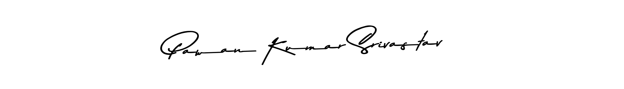 Design your own signature with our free online signature maker. With this signature software, you can create a handwritten (Asem Kandis PERSONAL USE) signature for name Pawan Kumar Srivastav. Pawan Kumar Srivastav signature style 9 images and pictures png