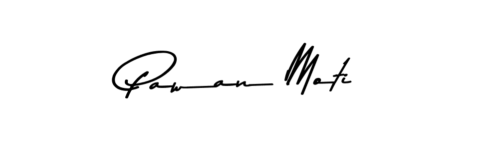 How to make Pawan Moti name signature. Use Asem Kandis PERSONAL USE style for creating short signs online. This is the latest handwritten sign. Pawan Moti signature style 9 images and pictures png