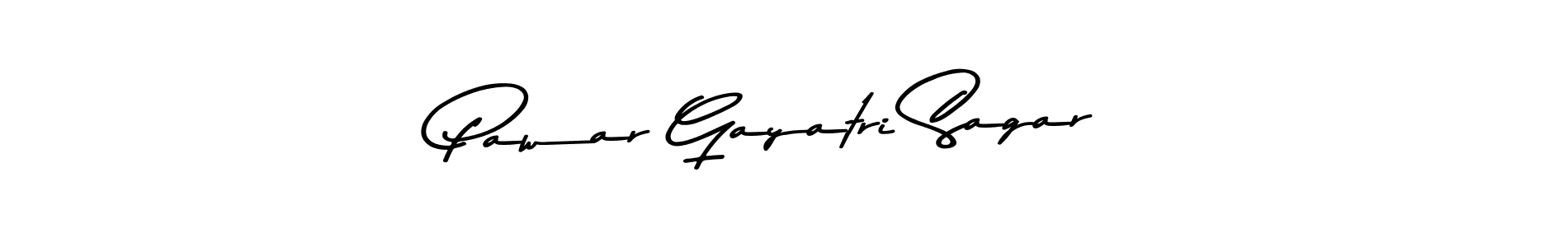 Pawar Gayatri Sagar stylish signature style. Best Handwritten Sign (Asem Kandis PERSONAL USE) for my name. Handwritten Signature Collection Ideas for my name Pawar Gayatri Sagar. Pawar Gayatri Sagar signature style 9 images and pictures png