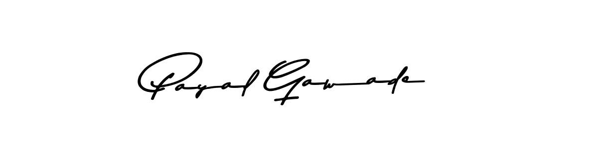 Create a beautiful signature design for name Payal Gawade. With this signature (Asem Kandis PERSONAL USE) fonts, you can make a handwritten signature for free. Payal Gawade signature style 9 images and pictures png