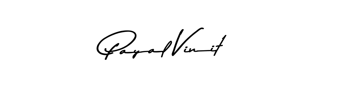 Use a signature maker to create a handwritten signature online. With this signature software, you can design (Asem Kandis PERSONAL USE) your own signature for name Payal Vinit. Payal Vinit signature style 9 images and pictures png
