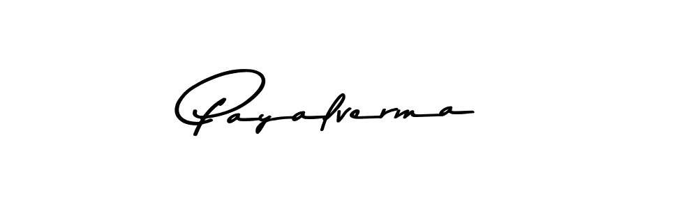 How to make Payalverma name signature. Use Asem Kandis PERSONAL USE style for creating short signs online. This is the latest handwritten sign. Payalverma signature style 9 images and pictures png