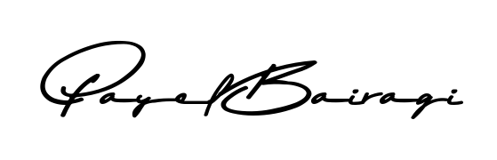 Enhance your business communications with Payel Bairagi signature in Asem Kandis PERSONAL USE lettering. Clean, modern, and universally compatible. Payel Bairagi signature style 9 images and pictures png