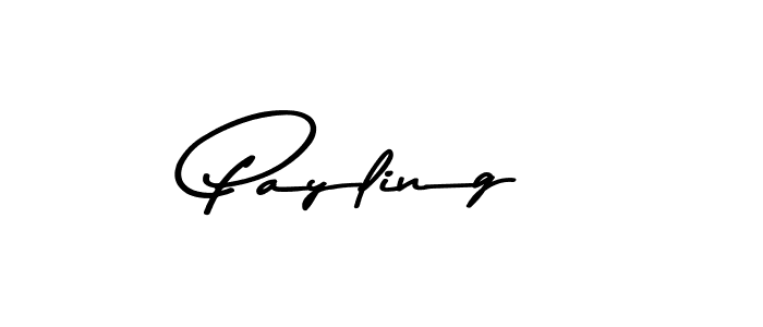 Also we have Payling name is the best signature style. Create professional handwritten signature collection using Asem Kandis PERSONAL USE autograph style. Payling signature style 9 images and pictures png