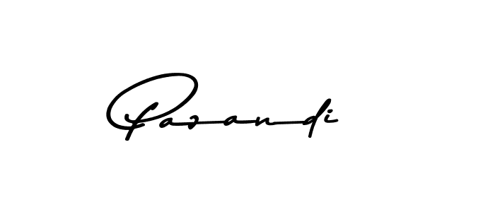 Use a signature maker to create a handwritten signature online. With this signature software, you can design (Asem Kandis PERSONAL USE) your own signature for name Pazandi. Pazandi signature style 9 images and pictures png