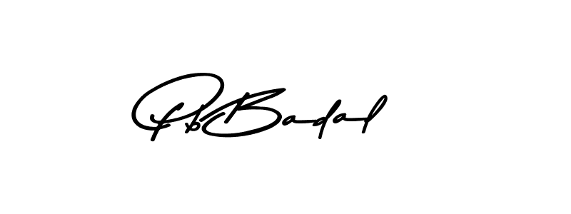 How to Draw Pb Badal signature style? Asem Kandis PERSONAL USE is a latest design signature styles for name Pb Badal. Pb Badal signature style 9 images and pictures png