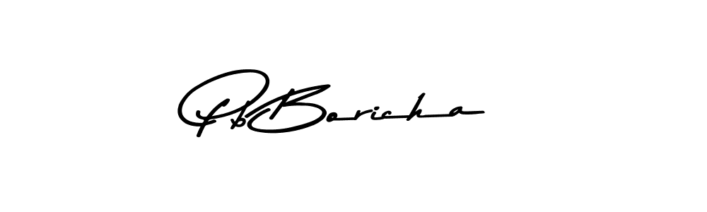 if you are searching for the best signature style for your name Pb Boricha. so please give up your signature search. here we have designed multiple signature styles  using Asem Kandis PERSONAL USE. Pb Boricha signature style 9 images and pictures png