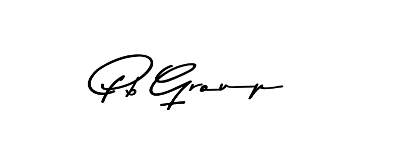 Make a beautiful signature design for name Pb Group. With this signature (Asem Kandis PERSONAL USE) style, you can create a handwritten signature for free. Pb Group signature style 9 images and pictures png