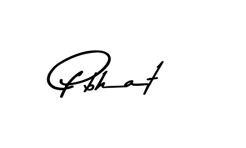 How to Draw Pbhat signature style? Asem Kandis PERSONAL USE is a latest design signature styles for name Pbhat. Pbhat signature style 9 images and pictures png