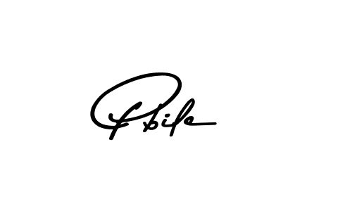 How to make Pbile signature? Asem Kandis PERSONAL USE is a professional autograph style. Create handwritten signature for Pbile name. Pbile signature style 9 images and pictures png