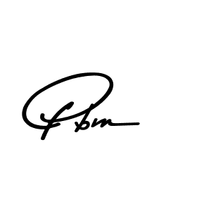 Make a beautiful signature design for name Pbm. Use this online signature maker to create a handwritten signature for free. Pbm signature style 9 images and pictures png