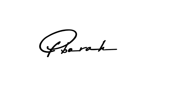 Pborah stylish signature style. Best Handwritten Sign (Asem Kandis PERSONAL USE) for my name. Handwritten Signature Collection Ideas for my name Pborah. Pborah signature style 9 images and pictures png