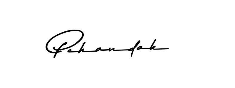 How to make Pchandak signature? Asem Kandis PERSONAL USE is a professional autograph style. Create handwritten signature for Pchandak name. Pchandak signature style 9 images and pictures png