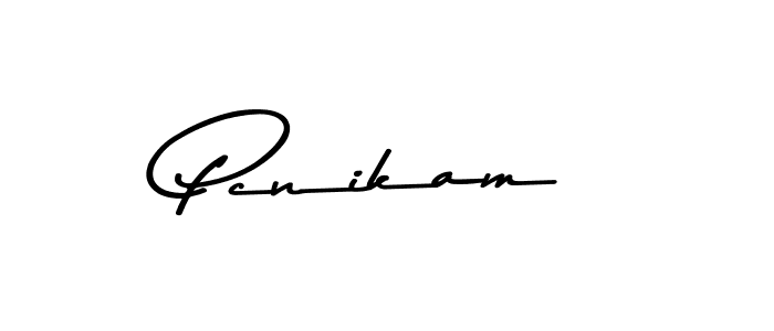 Asem Kandis PERSONAL USE is a professional signature style that is perfect for those who want to add a touch of class to their signature. It is also a great choice for those who want to make their signature more unique. Get Pcnikam name to fancy signature for free. Pcnikam signature style 9 images and pictures png