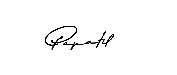 Make a beautiful signature design for name Pcpatil. With this signature (Asem Kandis PERSONAL USE) style, you can create a handwritten signature for free. Pcpatil signature style 9 images and pictures png