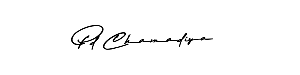Also You can easily find your signature by using the search form. We will create Pd Chamadiya name handwritten signature images for you free of cost using Asem Kandis PERSONAL USE sign style. Pd Chamadiya signature style 9 images and pictures png