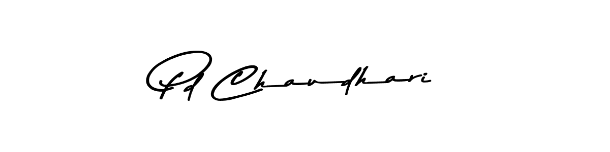 Use a signature maker to create a handwritten signature online. With this signature software, you can design (Asem Kandis PERSONAL USE) your own signature for name Pd Chaudhari. Pd Chaudhari signature style 9 images and pictures png