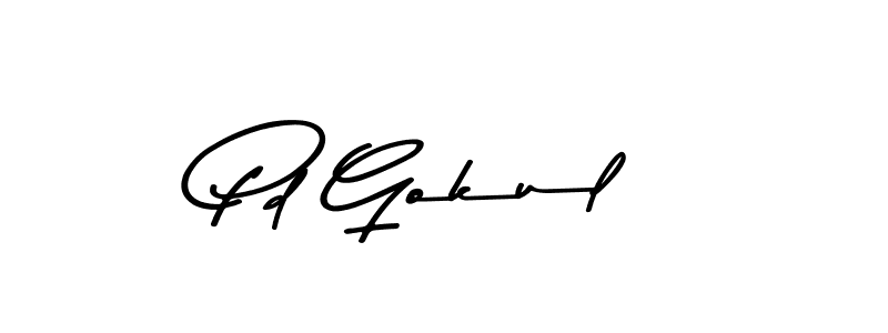 How to make Pd Gokul signature? Asem Kandis PERSONAL USE is a professional autograph style. Create handwritten signature for Pd Gokul name. Pd Gokul signature style 9 images and pictures png