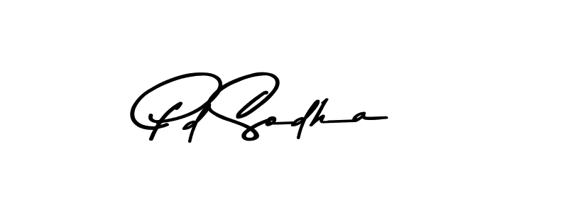 Make a beautiful signature design for name Pd Sodha. With this signature (Asem Kandis PERSONAL USE) style, you can create a handwritten signature for free. Pd Sodha signature style 9 images and pictures png