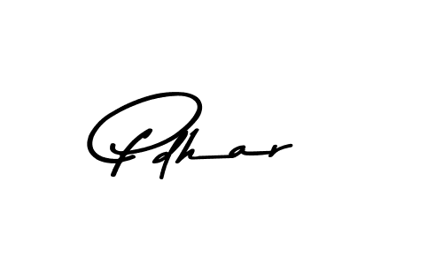 How to make Pdhar signature? Asem Kandis PERSONAL USE is a professional autograph style. Create handwritten signature for Pdhar name. Pdhar signature style 9 images and pictures png