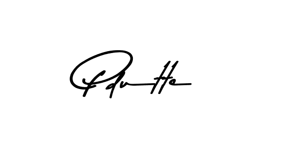 Pdutte stylish signature style. Best Handwritten Sign (Asem Kandis PERSONAL USE) for my name. Handwritten Signature Collection Ideas for my name Pdutte. Pdutte signature style 9 images and pictures png