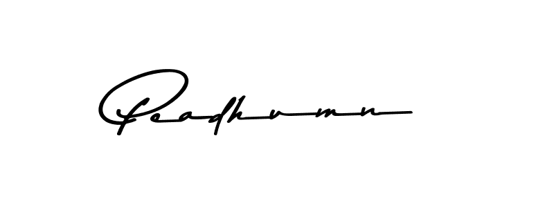 How to make Peadhumn name signature. Use Asem Kandis PERSONAL USE style for creating short signs online. This is the latest handwritten sign. Peadhumn signature style 9 images and pictures png