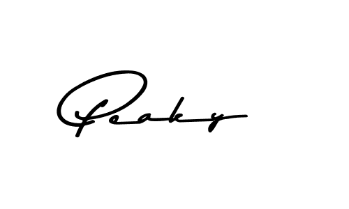 Also we have Peaky name is the best signature style. Create professional handwritten signature collection using Asem Kandis PERSONAL USE autograph style. Peaky signature style 9 images and pictures png