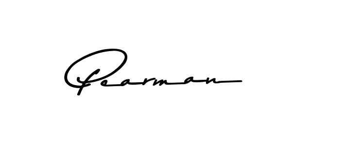 Design your own signature with our free online signature maker. With this signature software, you can create a handwritten (Asem Kandis PERSONAL USE) signature for name Pearman. Pearman signature style 9 images and pictures png