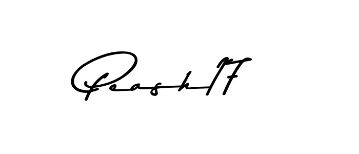 Design your own signature with our free online signature maker. With this signature software, you can create a handwritten (Asem Kandis PERSONAL USE) signature for name Peash17. Peash17 signature style 9 images and pictures png