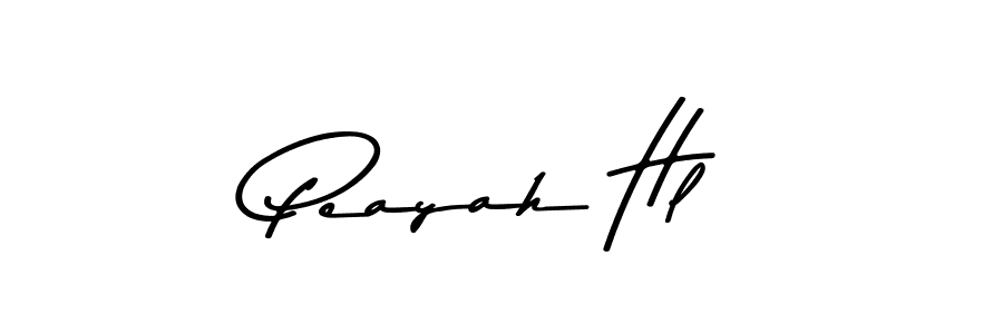 Design your own signature with our free online signature maker. With this signature software, you can create a handwritten (Asem Kandis PERSONAL USE) signature for name Peayah Hl. Peayah Hl signature style 9 images and pictures png