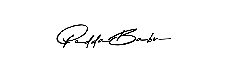 Use a signature maker to create a handwritten signature online. With this signature software, you can design (Asem Kandis PERSONAL USE) your own signature for name Pedda Babu. Pedda Babu signature style 9 images and pictures png