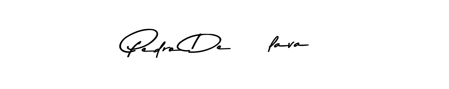 Also You can easily find your signature by using the search form. We will create Pedro De Álava name handwritten signature images for you free of cost using Asem Kandis PERSONAL USE sign style. Pedro De Álava signature style 9 images and pictures png