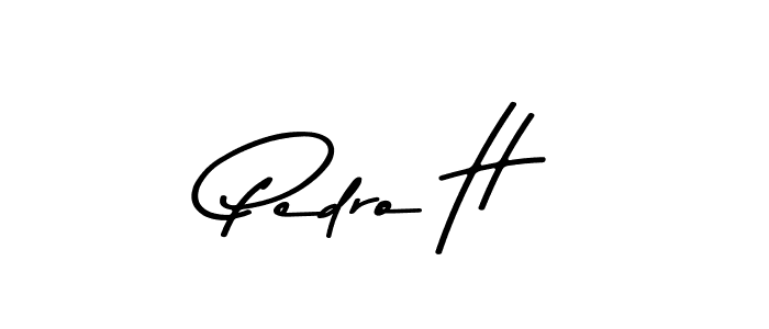 You should practise on your own different ways (Asem Kandis PERSONAL USE) to write your name (Pedro H) in signature. don't let someone else do it for you. Pedro H signature style 9 images and pictures png