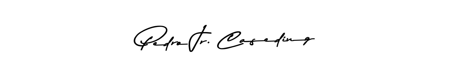 How to make Pedro Jr. Caseding name signature. Use Asem Kandis PERSONAL USE style for creating short signs online. This is the latest handwritten sign. Pedro Jr. Caseding signature style 9 images and pictures png