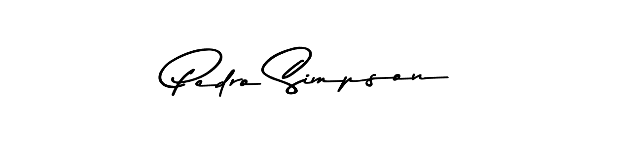 Also we have Pedro Simpson name is the best signature style. Create professional handwritten signature collection using Asem Kandis PERSONAL USE autograph style. Pedro Simpson signature style 9 images and pictures png