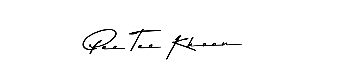 Use a signature maker to create a handwritten signature online. With this signature software, you can design (Asem Kandis PERSONAL USE) your own signature for name Pee Tee Khoon. Pee Tee Khoon signature style 9 images and pictures png