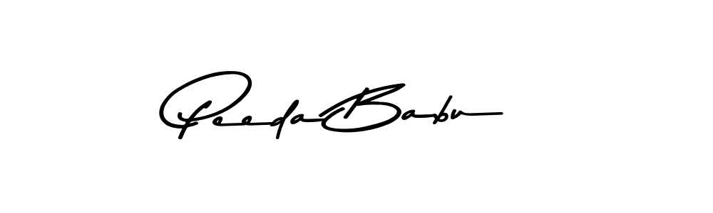 Peeda Babu stylish signature style. Best Handwritten Sign (Asem Kandis PERSONAL USE) for my name. Handwritten Signature Collection Ideas for my name Peeda Babu. Peeda Babu signature style 9 images and pictures png