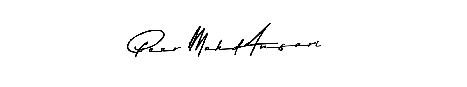 You can use this online signature creator to create a handwritten signature for the name Peer Mohd Ansari. This is the best online autograph maker. Peer Mohd Ansari signature style 9 images and pictures png