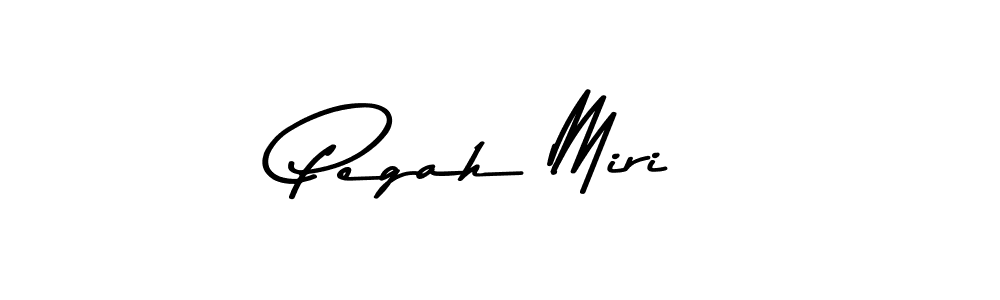 Pegah Miri stylish signature style. Best Handwritten Sign (Asem Kandis PERSONAL USE) for my name. Handwritten Signature Collection Ideas for my name Pegah Miri. Pegah Miri signature style 9 images and pictures png