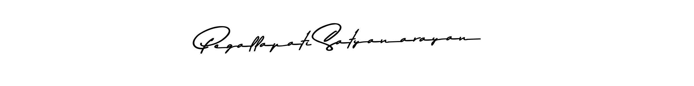 Also we have Pegallapati Satyanarayan name is the best signature style. Create professional handwritten signature collection using Asem Kandis PERSONAL USE autograph style. Pegallapati Satyanarayan signature style 9 images and pictures png