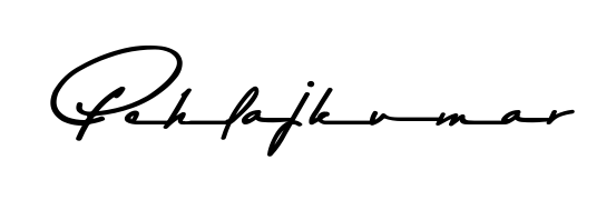 Personalize your online presence with Pehlajkumar signature rendered in elegant Asem Kandis PERSONAL USE font. Great for website footers and blogs. Pehlajkumar signature style 9 images and pictures png