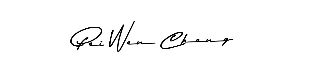 Design your own signature with our free online signature maker. With this signature software, you can create a handwritten (Asem Kandis PERSONAL USE) signature for name Pei Wen Cheng. Pei Wen Cheng signature style 9 images and pictures png