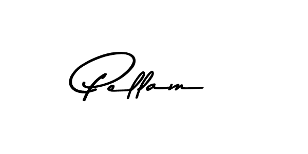 How to make Pellam name signature. Use Asem Kandis PERSONAL USE style for creating short signs online. This is the latest handwritten sign. Pellam signature style 9 images and pictures png