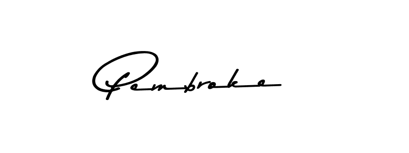 You should practise on your own different ways (Asem Kandis PERSONAL USE) to write your name (Pembroke) in signature. don't let someone else do it for you. Pembroke signature style 9 images and pictures png