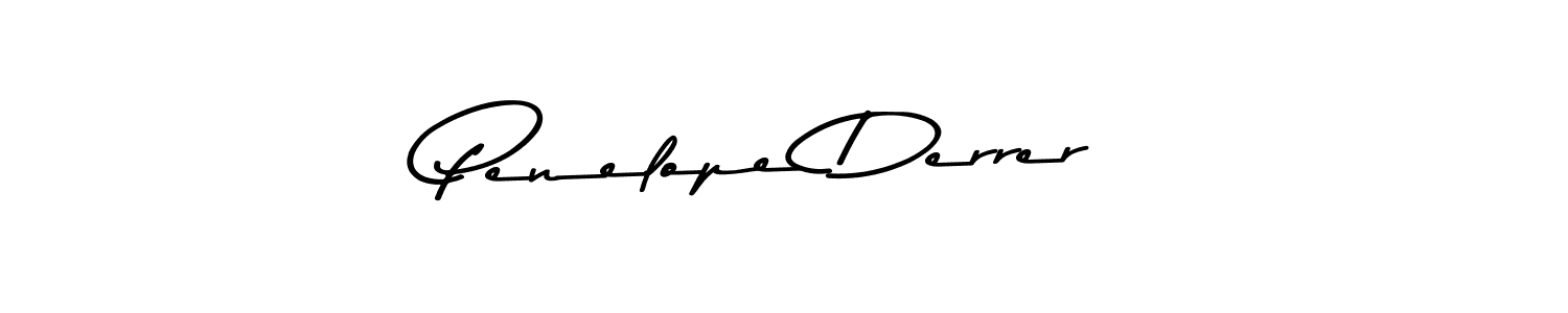 Make a beautiful signature design for name Penelope Derrer. With this signature (Asem Kandis PERSONAL USE) style, you can create a handwritten signature for free. Penelope Derrer signature style 9 images and pictures png