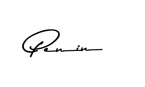 Make a beautiful signature design for name Penin. With this signature (Asem Kandis PERSONAL USE) style, you can create a handwritten signature for free. Penin signature style 9 images and pictures png