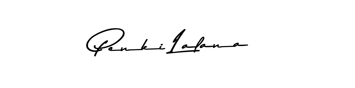 Also You can easily find your signature by using the search form. We will create Penki Lalana name handwritten signature images for you free of cost using Asem Kandis PERSONAL USE sign style. Penki Lalana signature style 9 images and pictures png